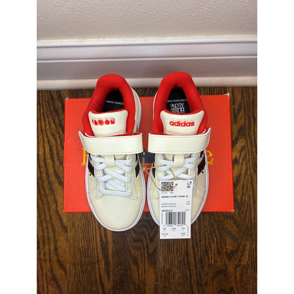 (NIB) adidas 20th Century Fox Home Alone Grand Court Sneakers - Size 10.5K - Picture 2 of 4